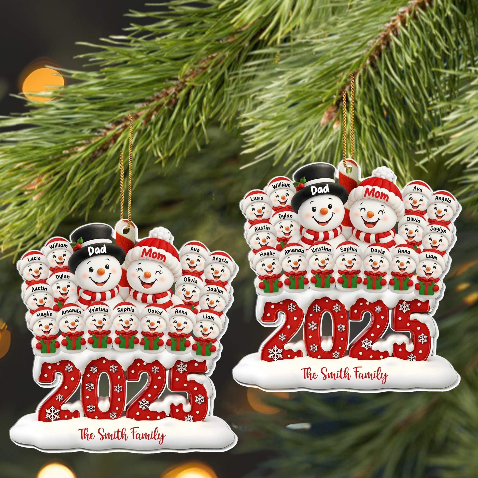 Celebrate Your Family Love With Festive Snowmen