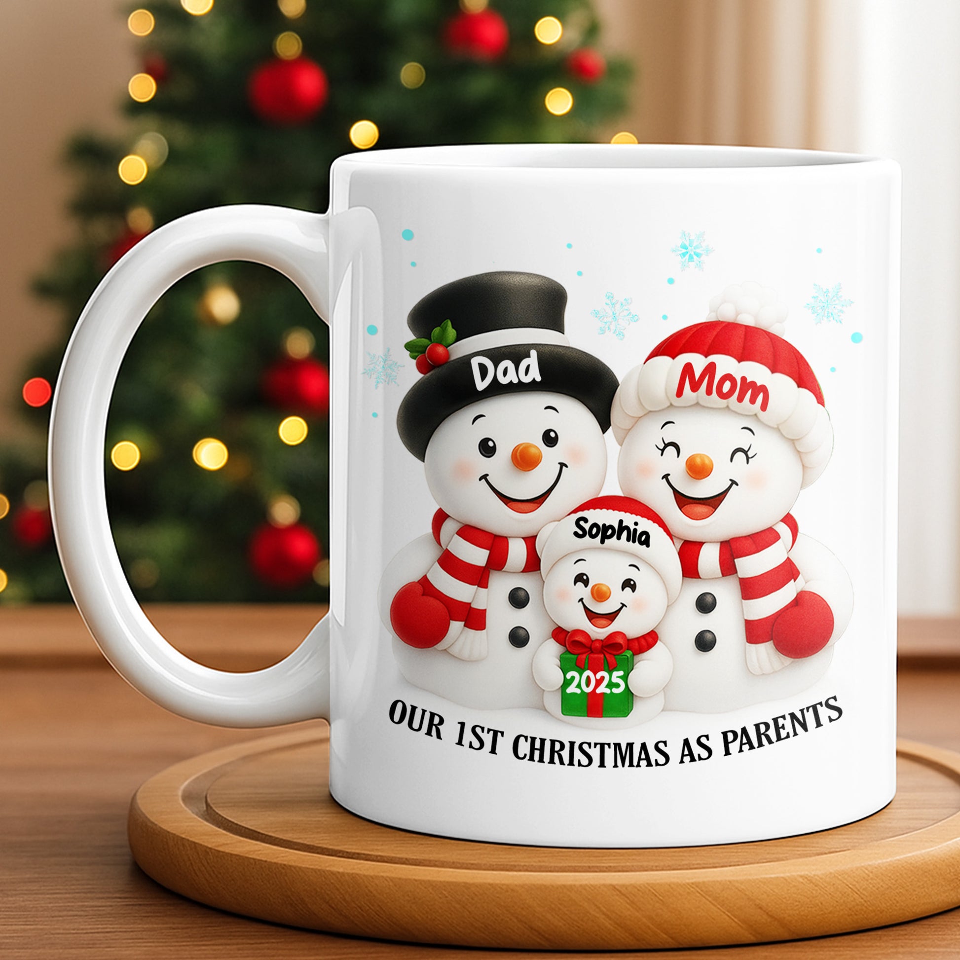 Our 1st Christmas As Parents Snowmen Family