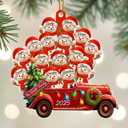 To The Family, Santa Hats And Vintage Car