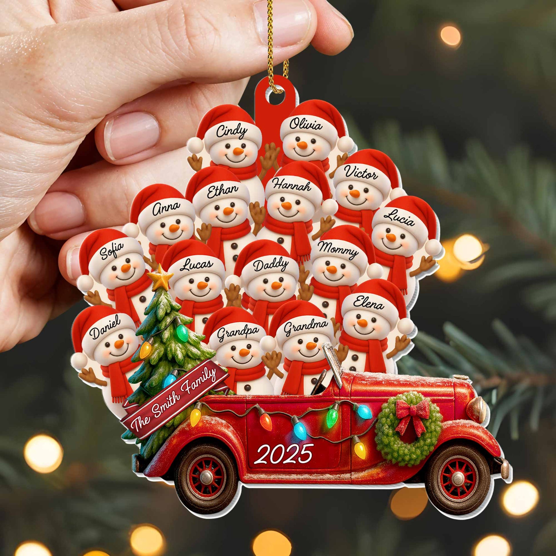 To The Family, Santa Hats And Vintage Car