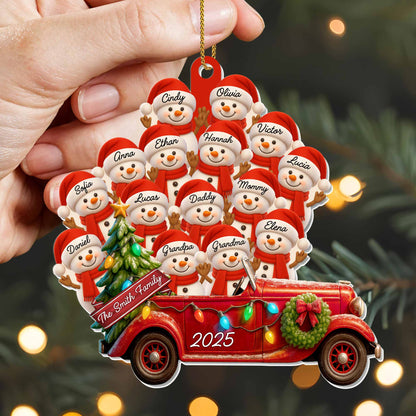 To The Family, Santa Hats And Vintage Car