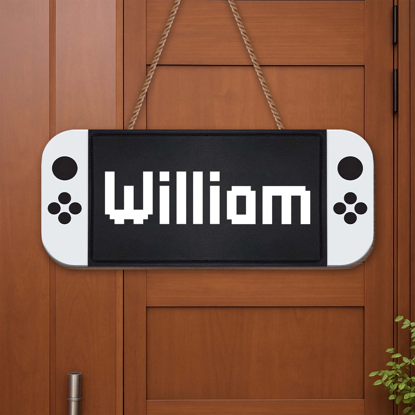 Personalized Gaming Controller Wood Sign
