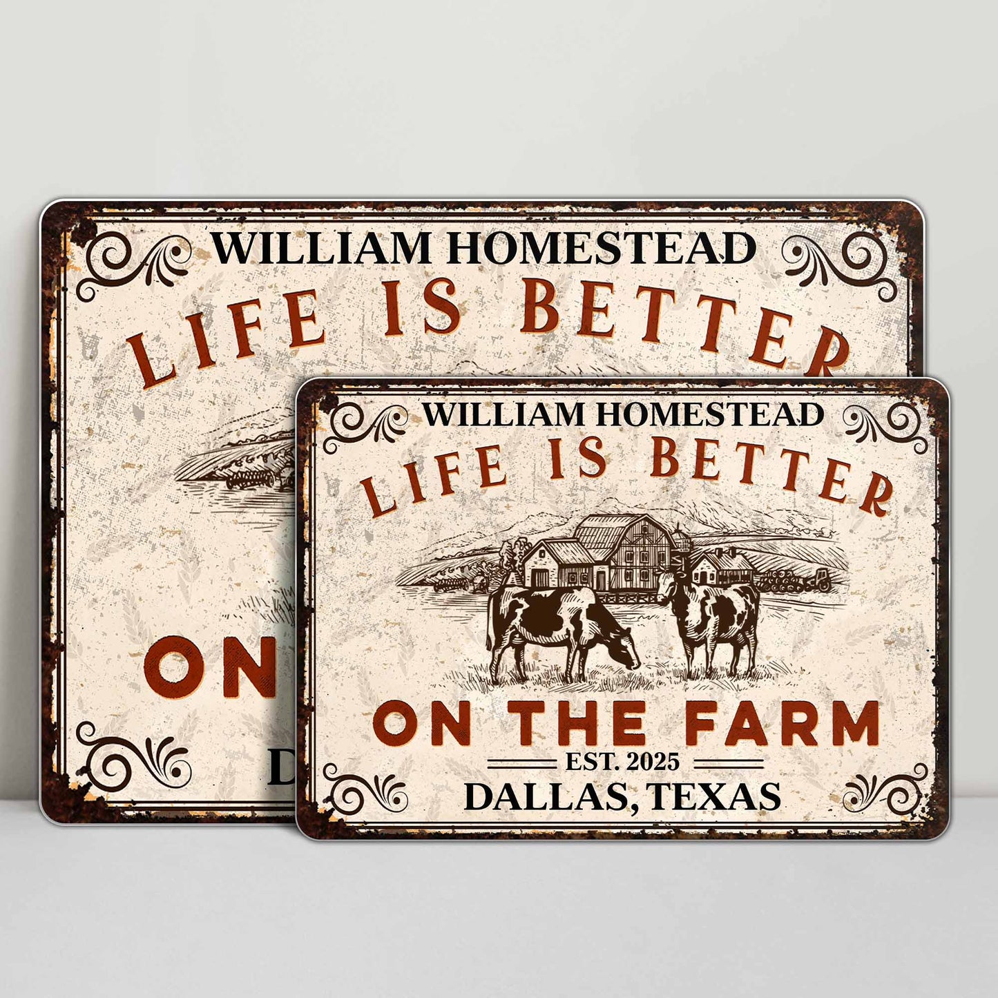 Life Is Better On The Farm, Farmhouse and Animals