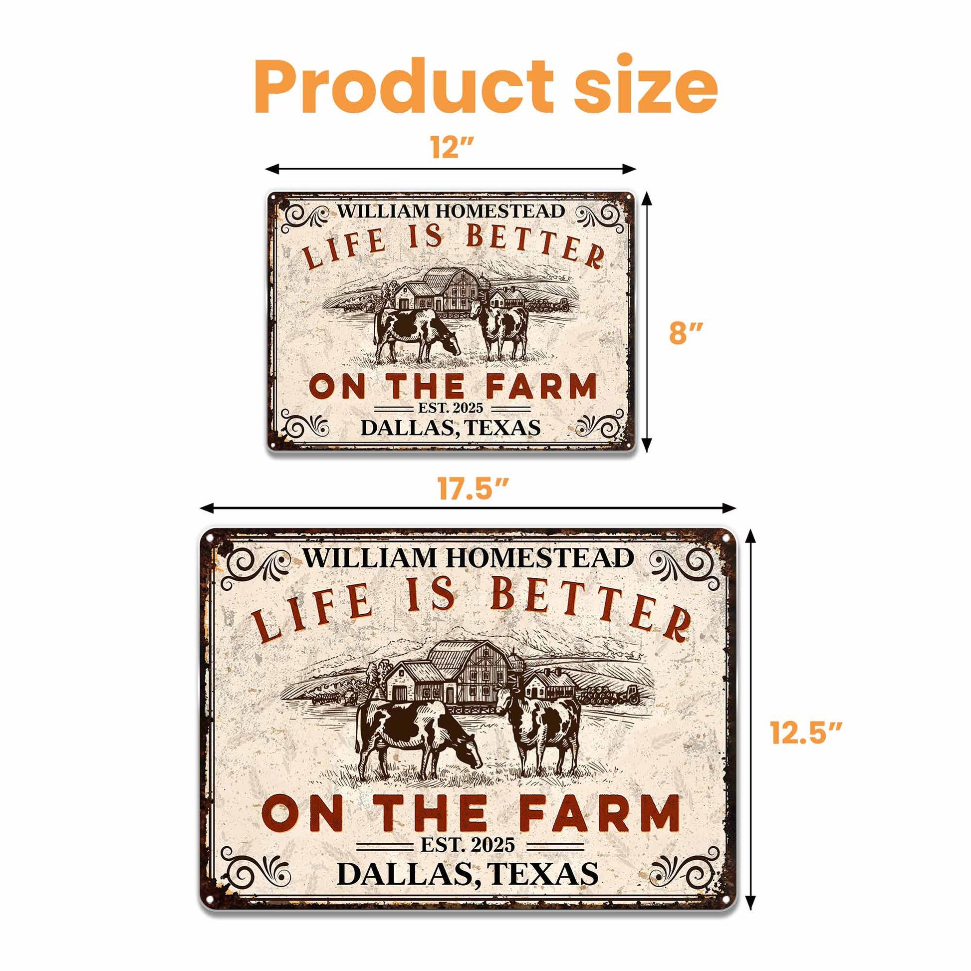 Life Is Better On The Farm, Farmhouse and Animals