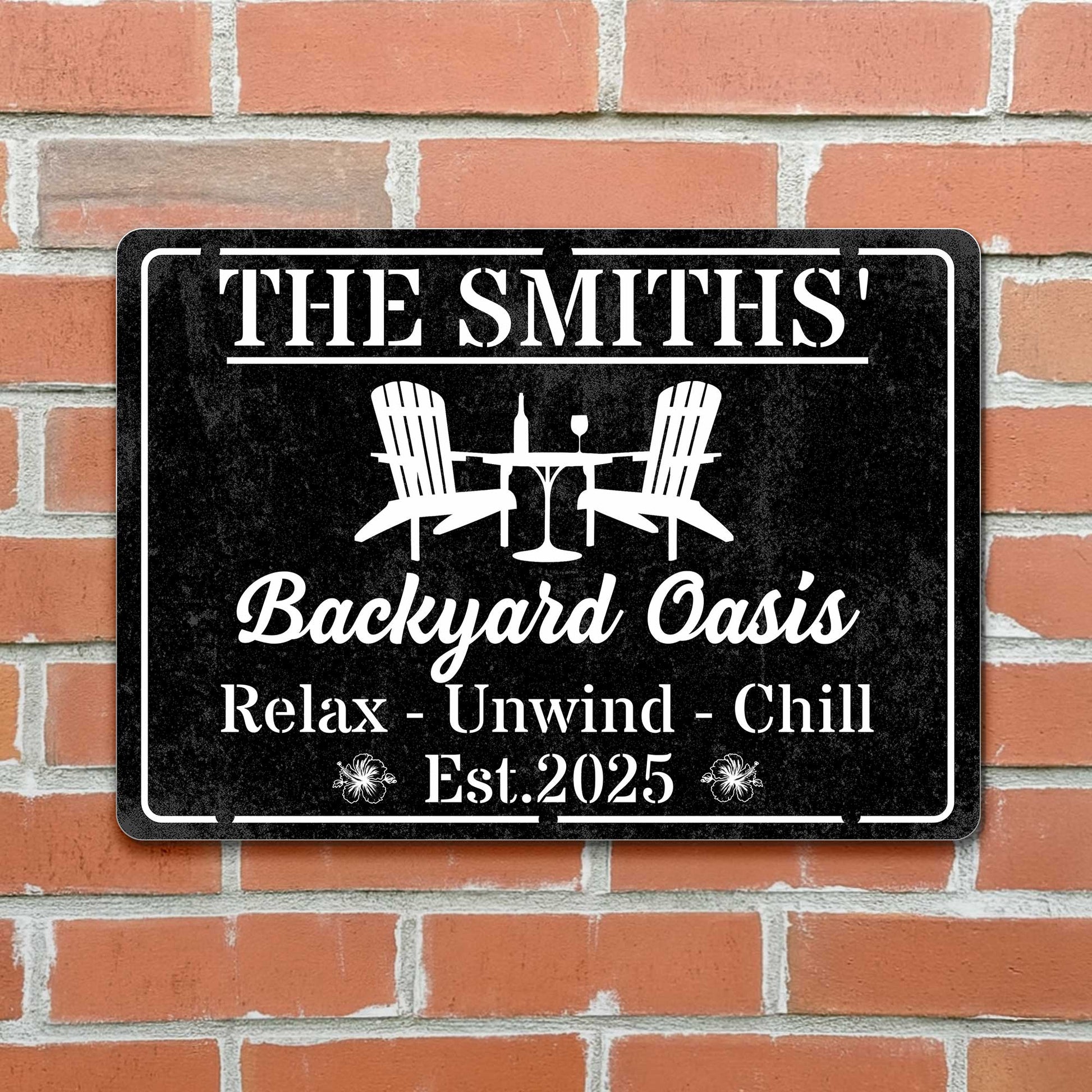 Backyard Oasis Relax Unwind Chill With Adirondack Chairs