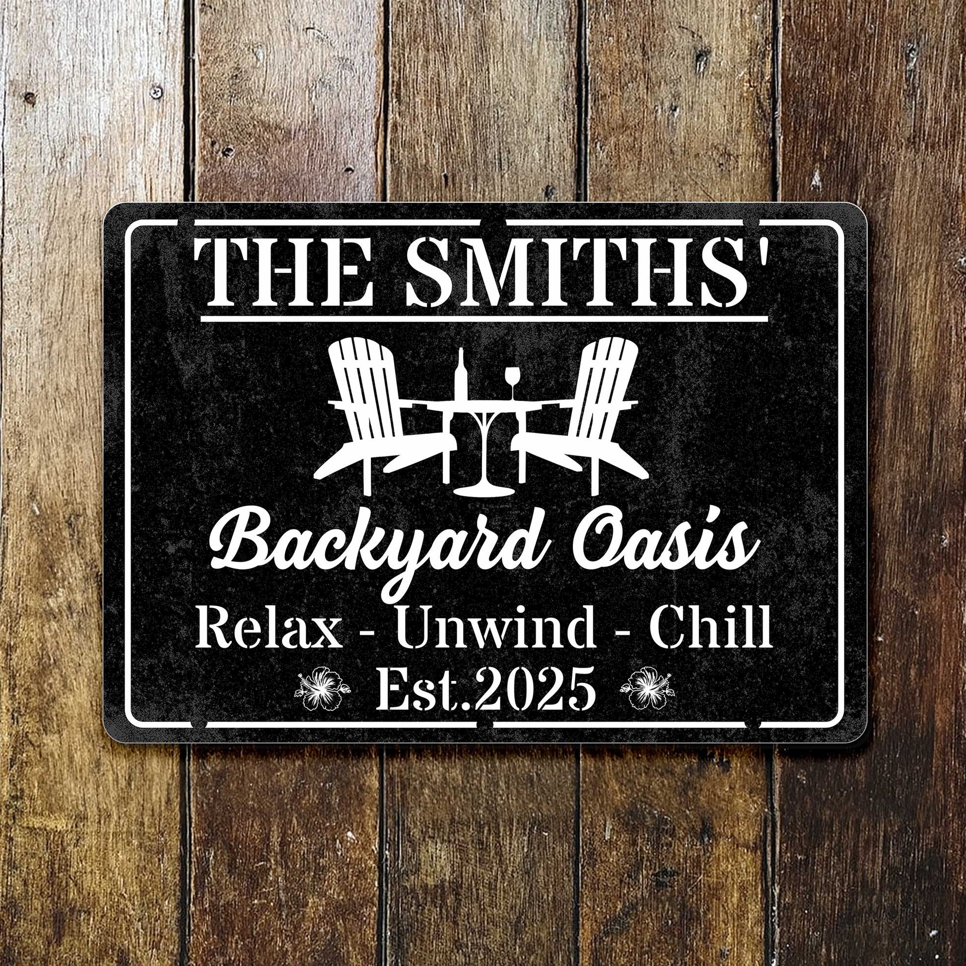 Backyard Oasis Relax Unwind Chill With Adirondack Chairs