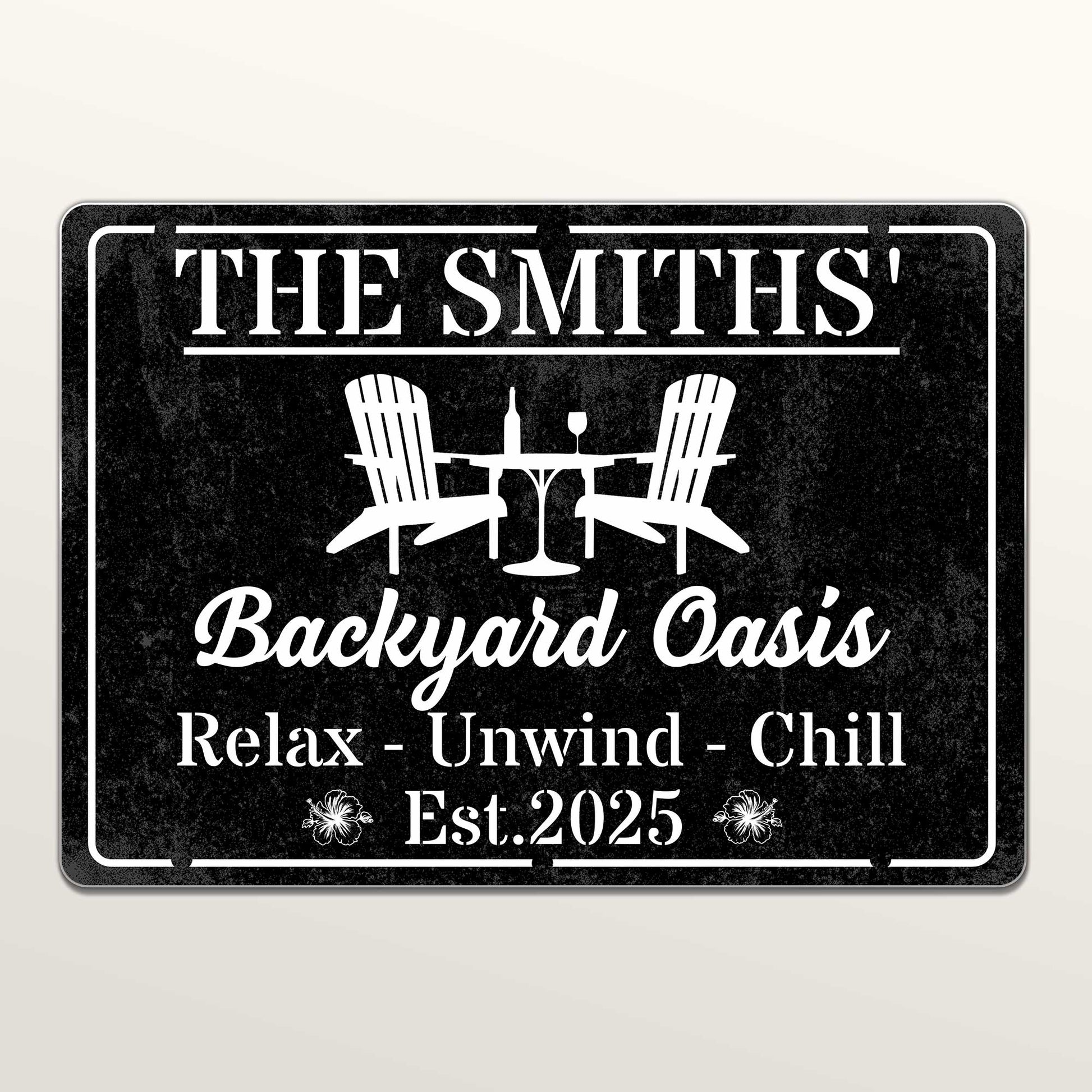 Backyard Oasis Relax Unwind Chill With Adirondack Chairs