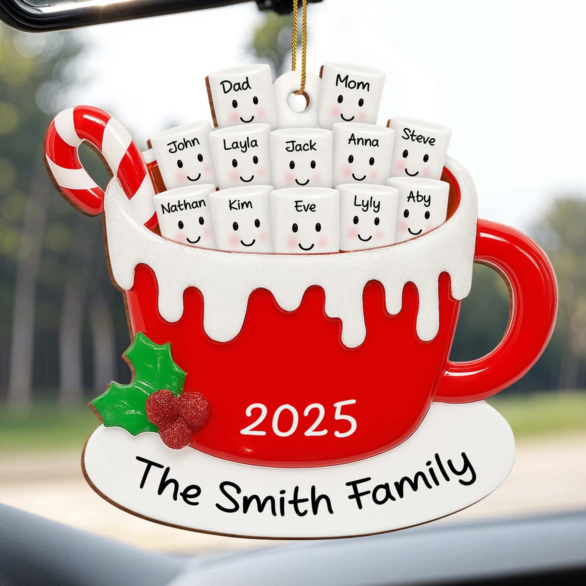 Celebrate Your Family's Unique Bond With Festive Mug Ornament