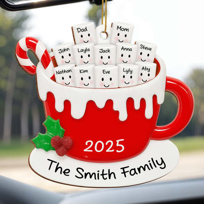 Celebrate Your Family's Unique Bond With Festive Mug Ornament