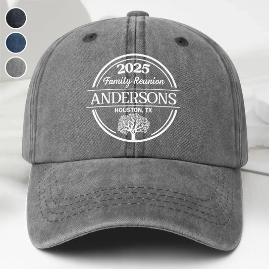 Family Reunion Customizable Family Tree Cap