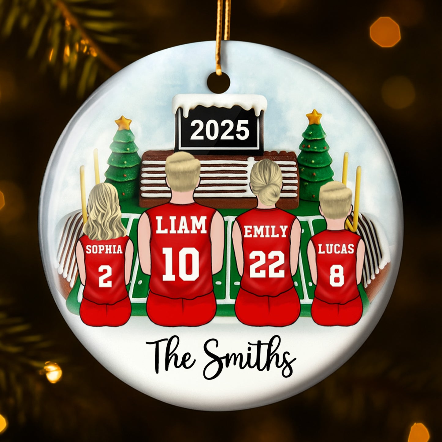 Personalized Family Christmas Ornament