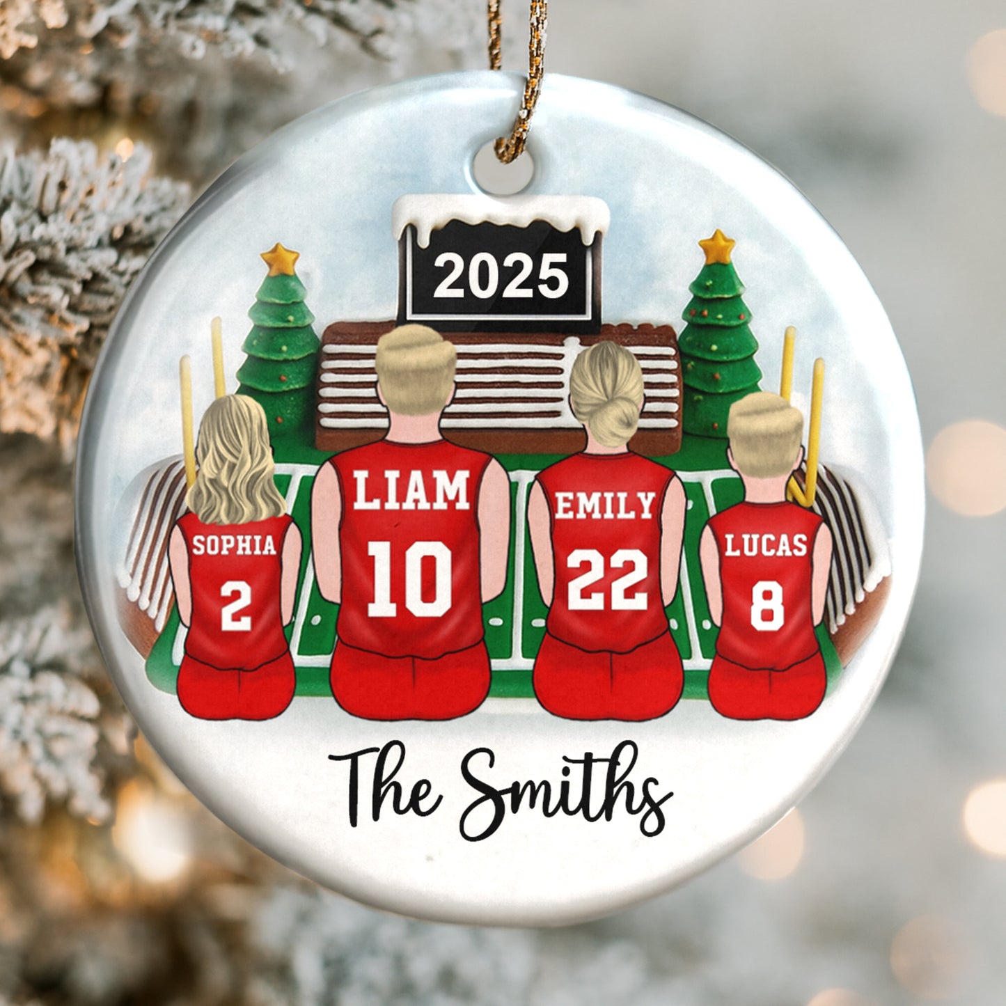 Personalized Family Christmas Ornament