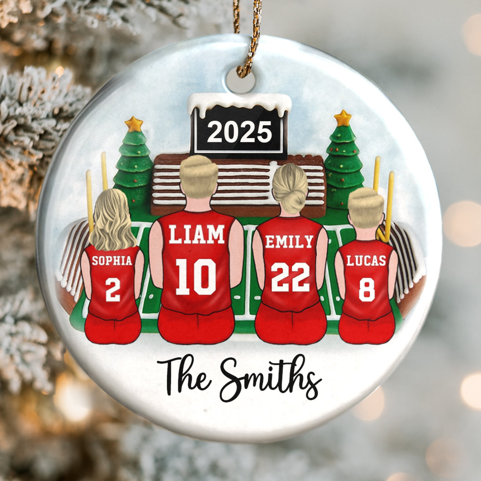 Personalized Family Christmas Ornament