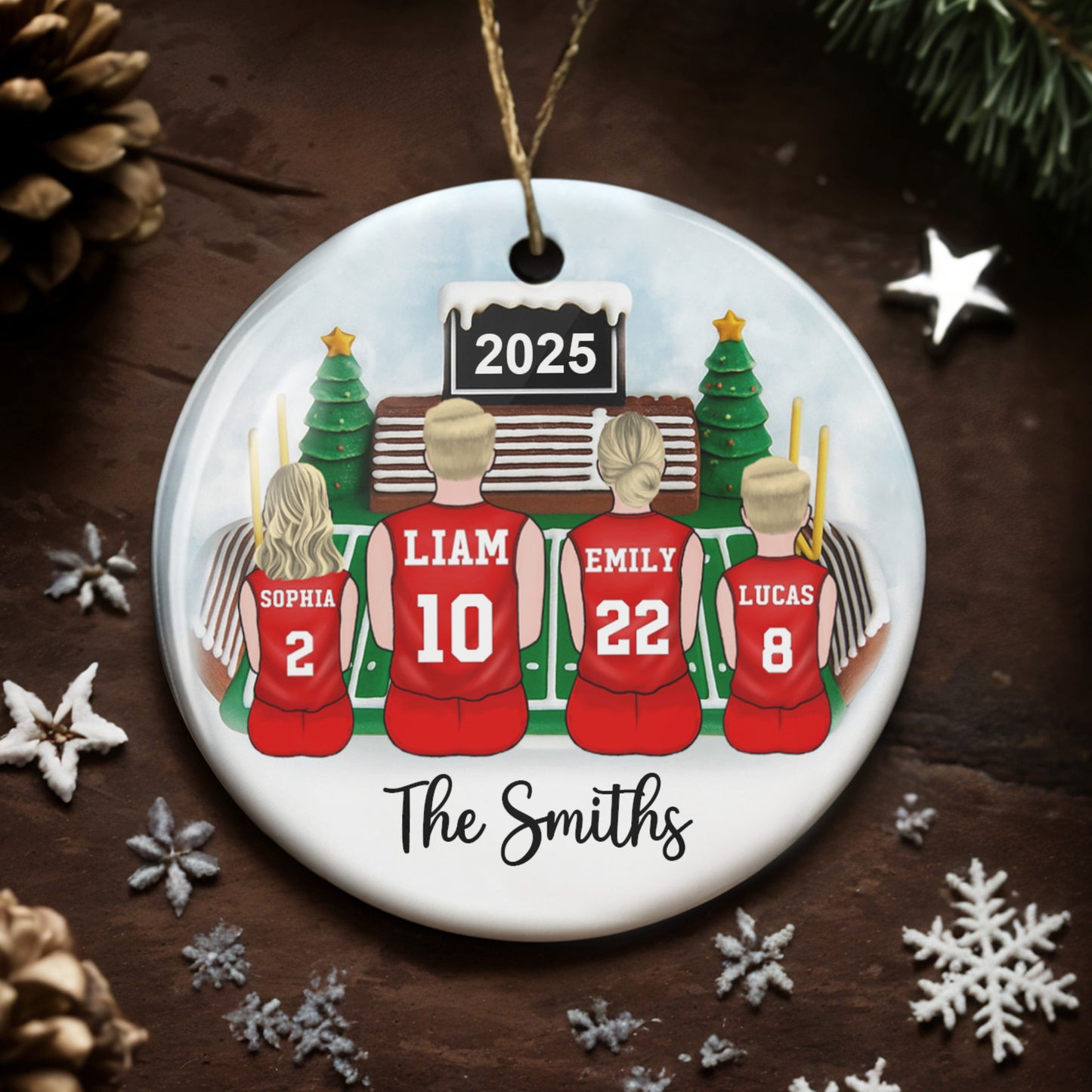 Personalized Family Christmas Ornament