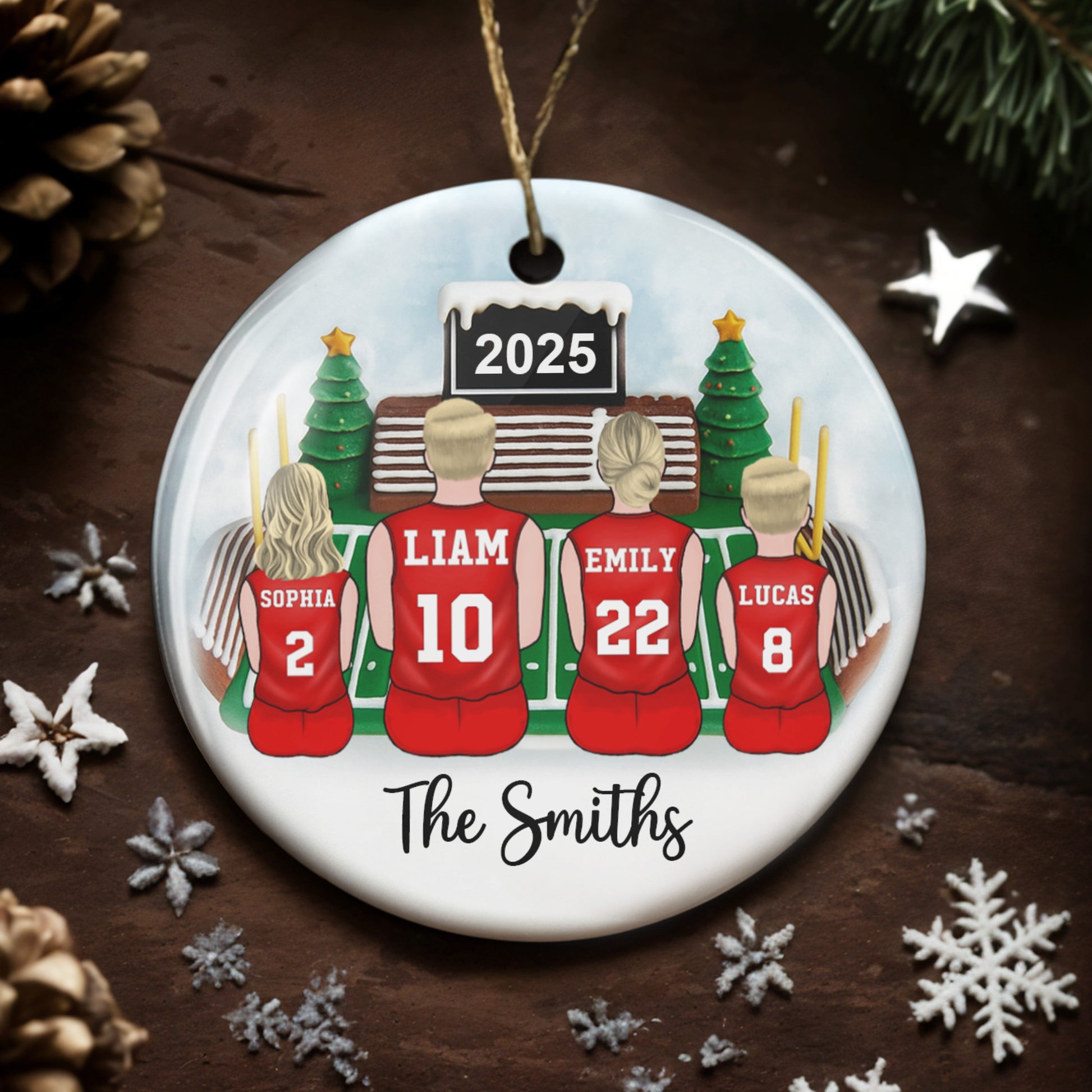Personalized Family Christmas Ornament