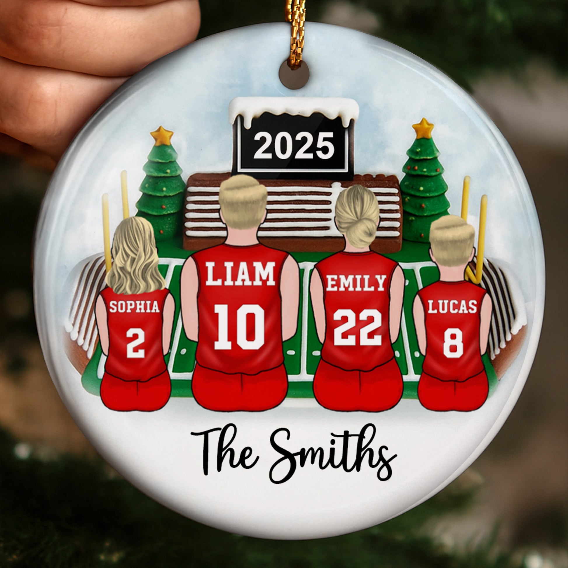 Personalized Family Christmas Ornament