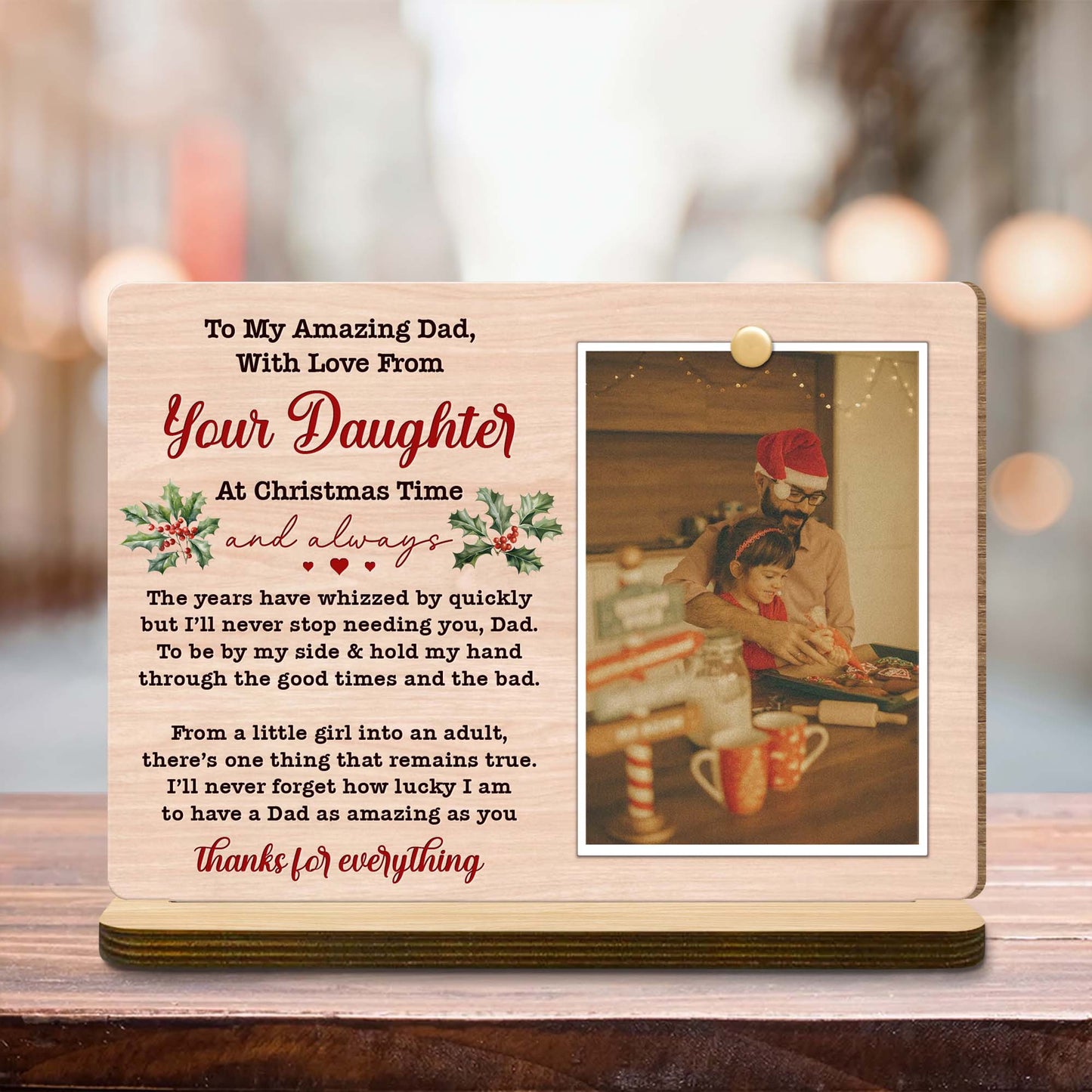 To My Amazing Dad, With Love From Daughter