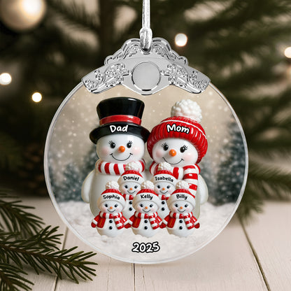 Celebrate Family Togetherness Snowman Ornament