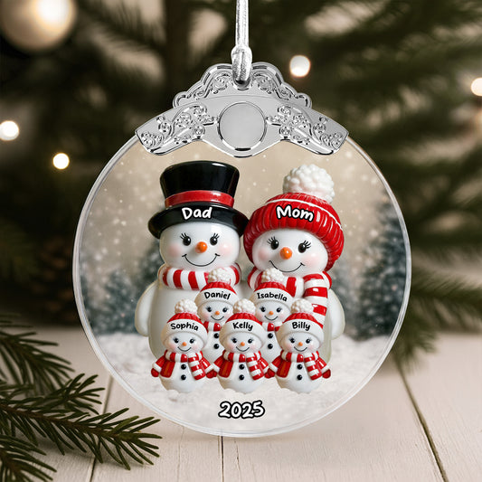 Celebrate Family Togetherness Snowman Ornament