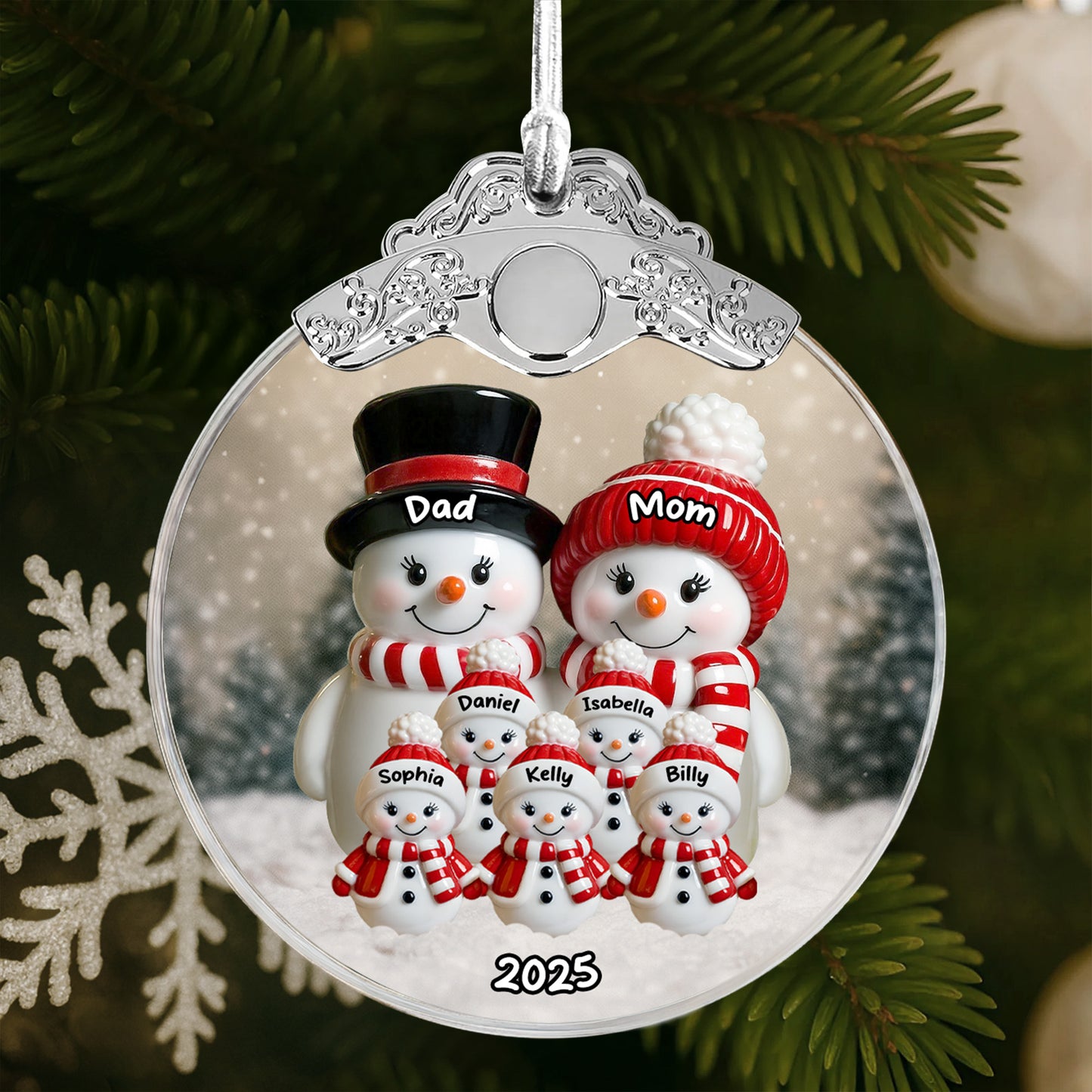 Celebrate Family Togetherness Snowman Ornament