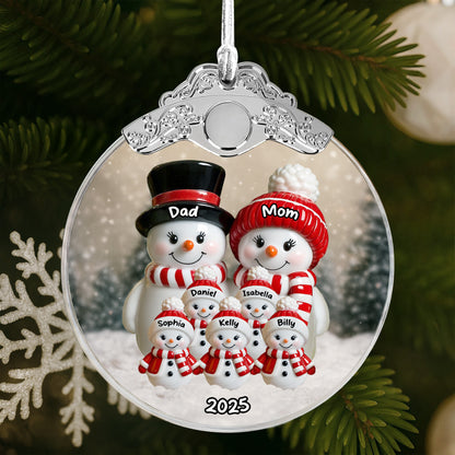 Celebrate Family Togetherness Snowman Ornament