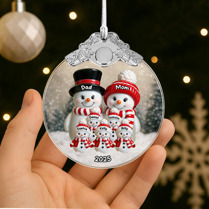 Celebrate Family Togetherness Snowman Ornament