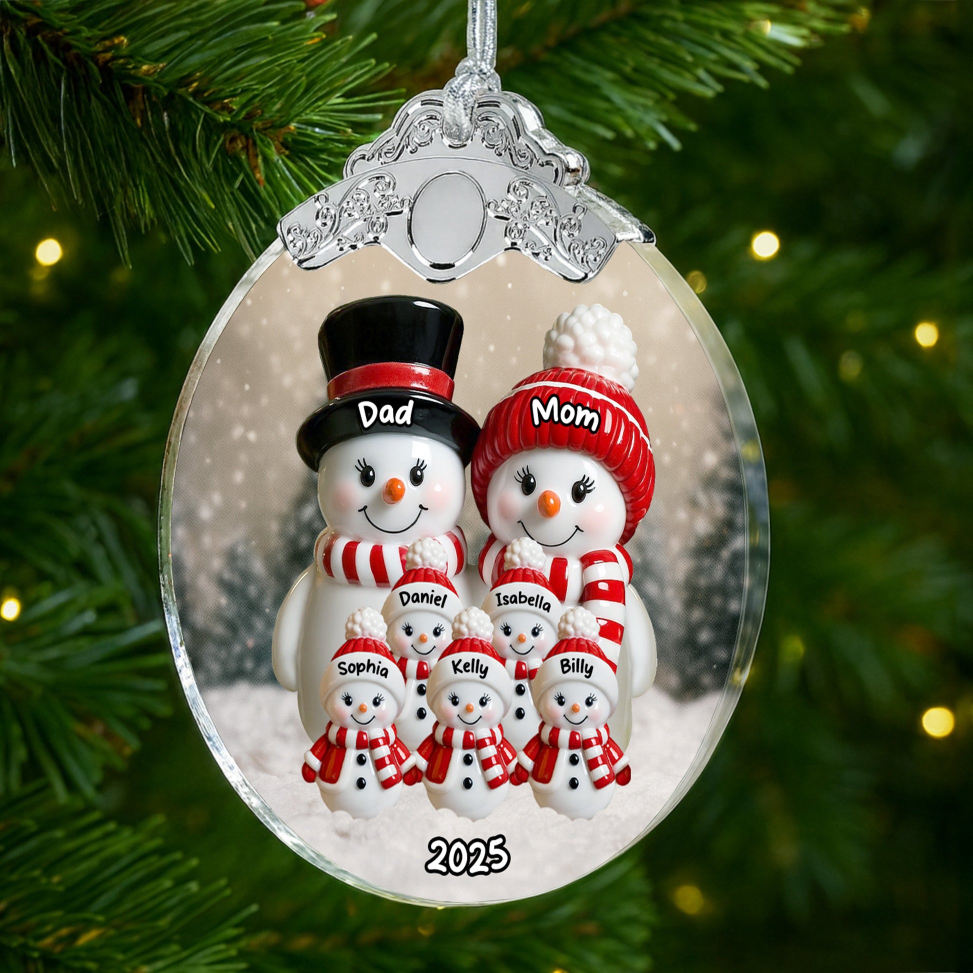 Celebrate Family Togetherness Snowman Ornament