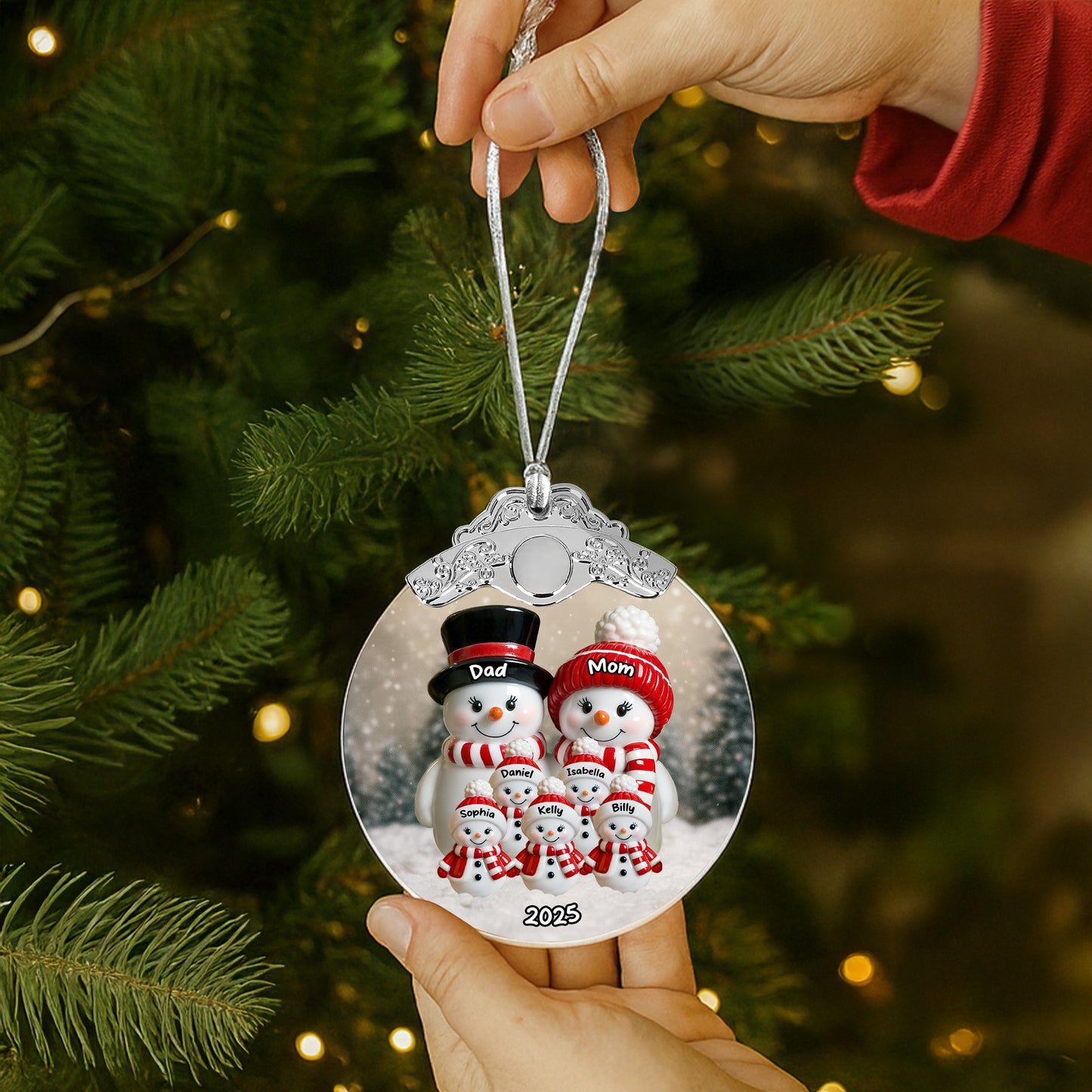 Celebrate Family Togetherness Snowman Ornament