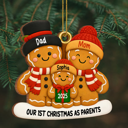 Our 1st Christmas As Parents Gingerbread Family