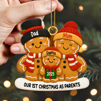 Our 1st Christmas As Parents Gingerbread Family