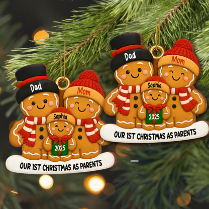 Our 1st Christmas As Parents Gingerbread Family