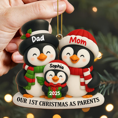 Our 1st Christmas As Parents With Cute Penguins