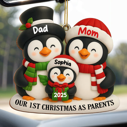 Our 1st Christmas As Parents With Cute Penguins