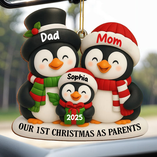 Our 1st Christmas As Parents With Cute Penguins