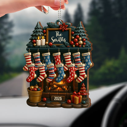 Cherish Your Family Traditions With Christmas Stockings And Fireplace