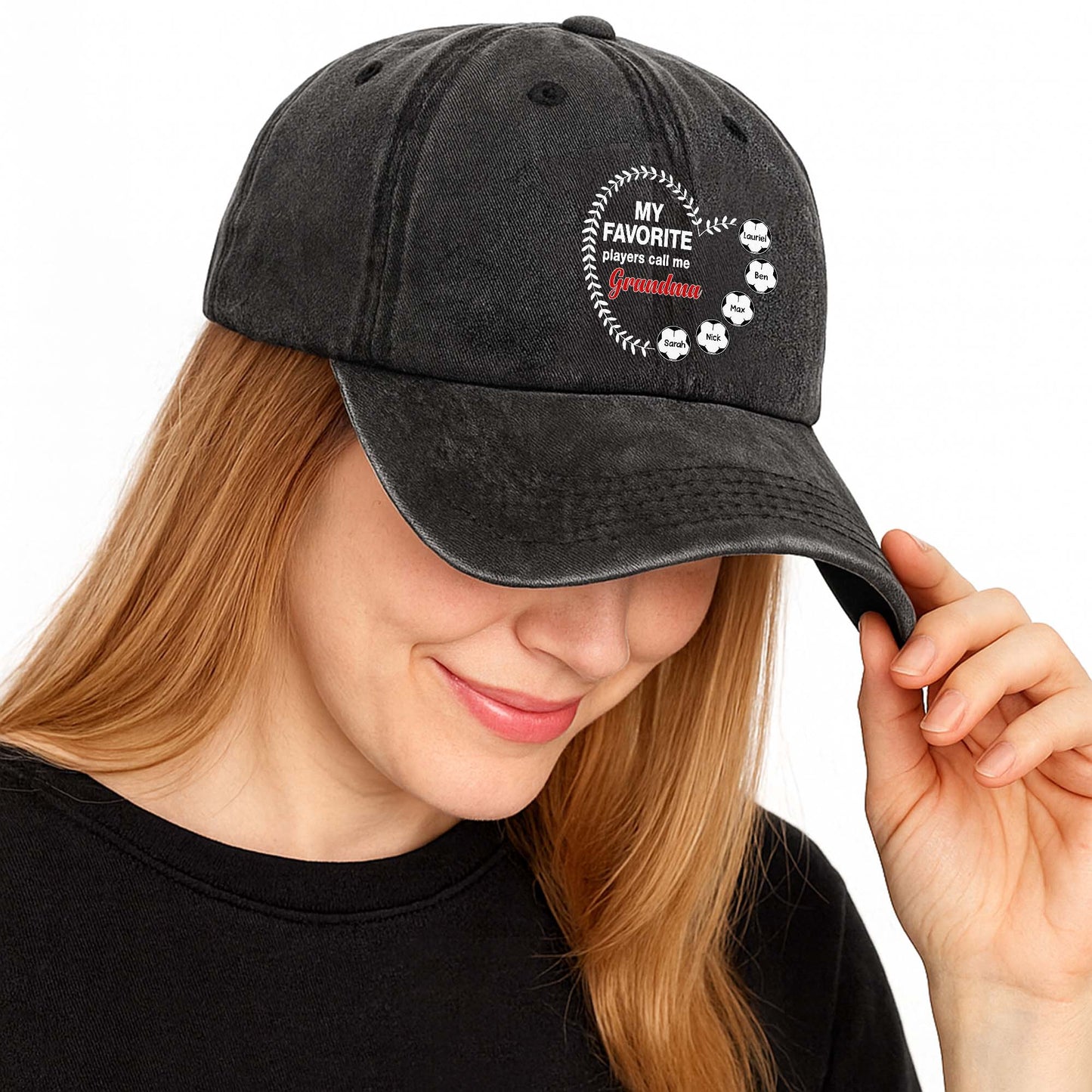 My Favorite Players Call Me Grandma Baseball Cap