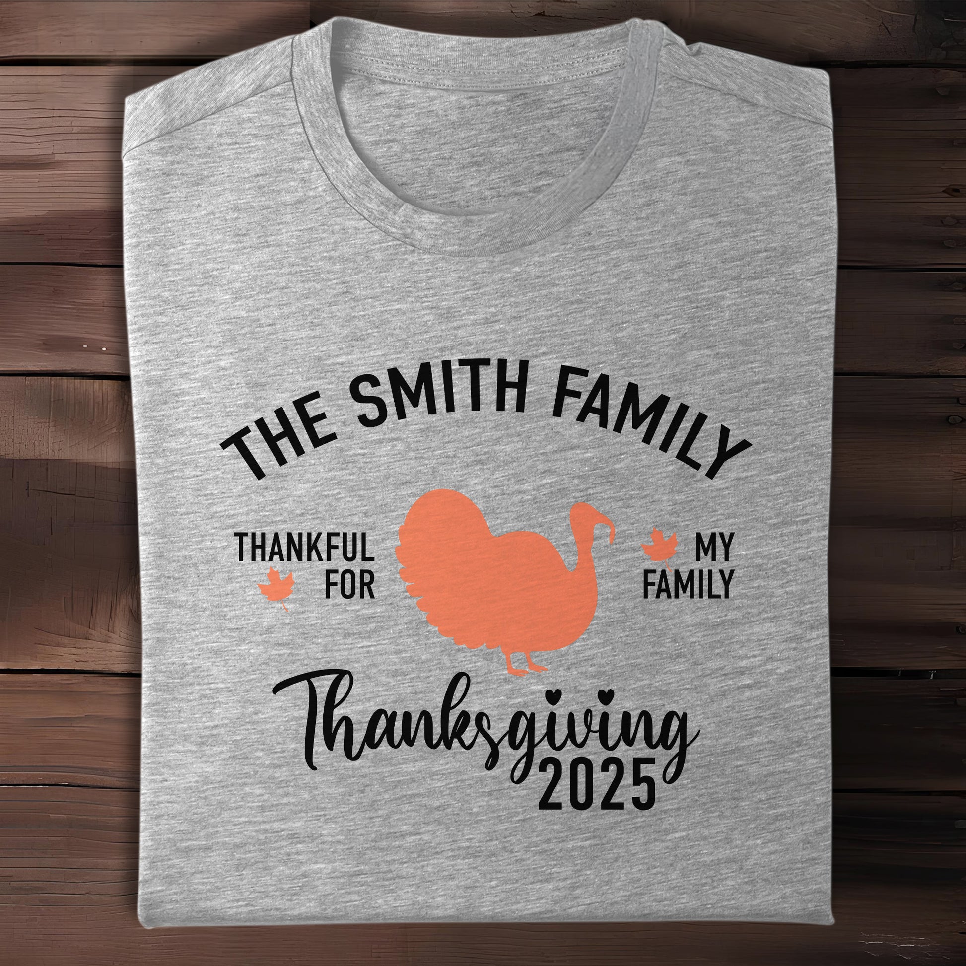 Thankful For My Family Thanksgiving Turkey