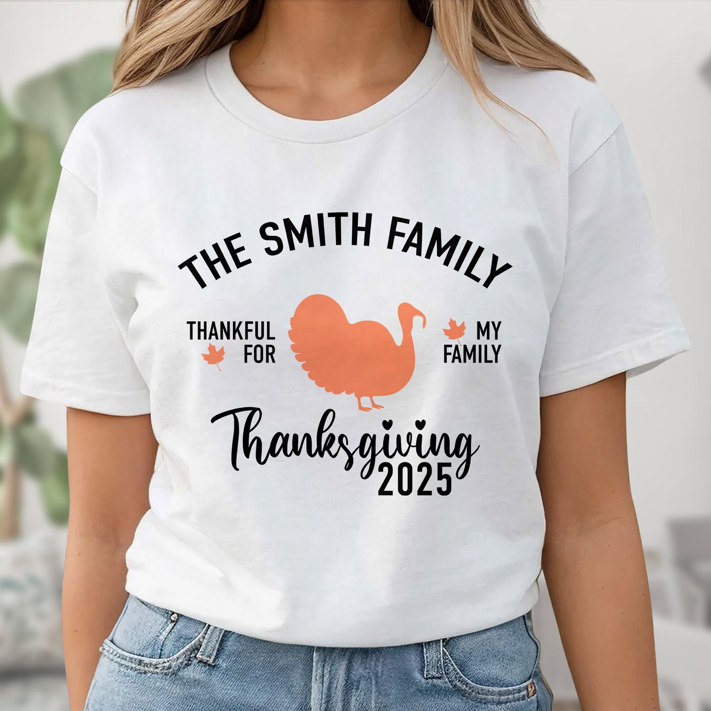 Thankful For My Family Thanksgiving Turkey