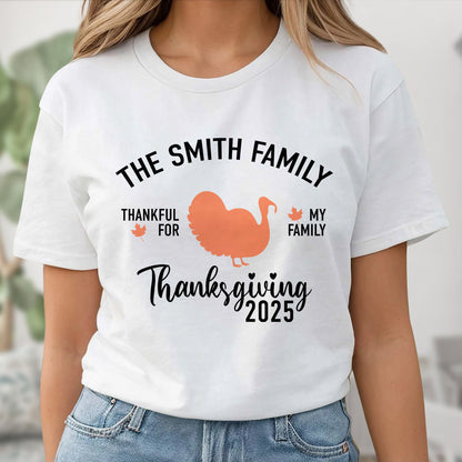 Thankful For My Family Thanksgiving Turkey