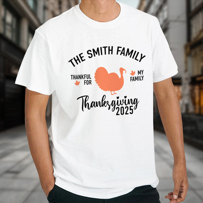 Thankful For My Family Thanksgiving Turkey