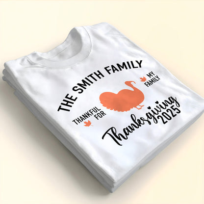 Thankful For My Family Thanksgiving Turkey