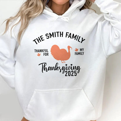 Thankful For My Family Thanksgiving Turkey