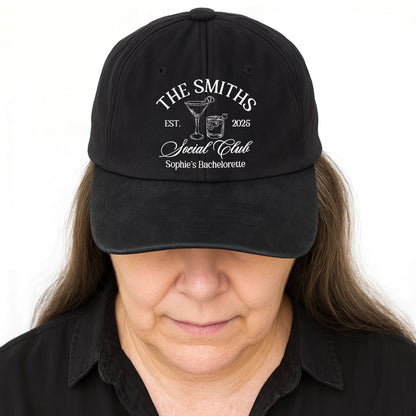 Social Club Sophie's Bachelorette Celebration Cap