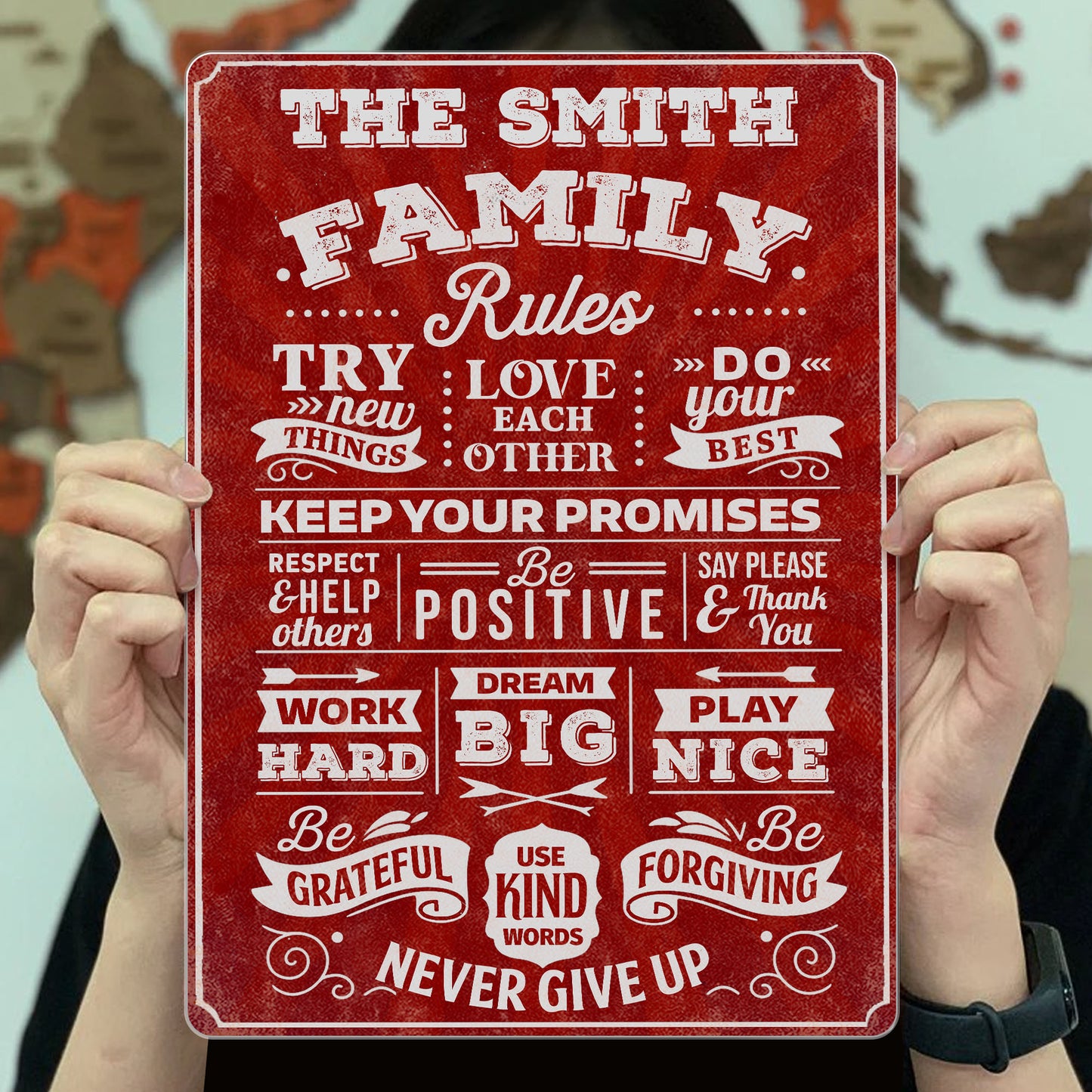 Family Rules: Try New Things, Love, Dream Big