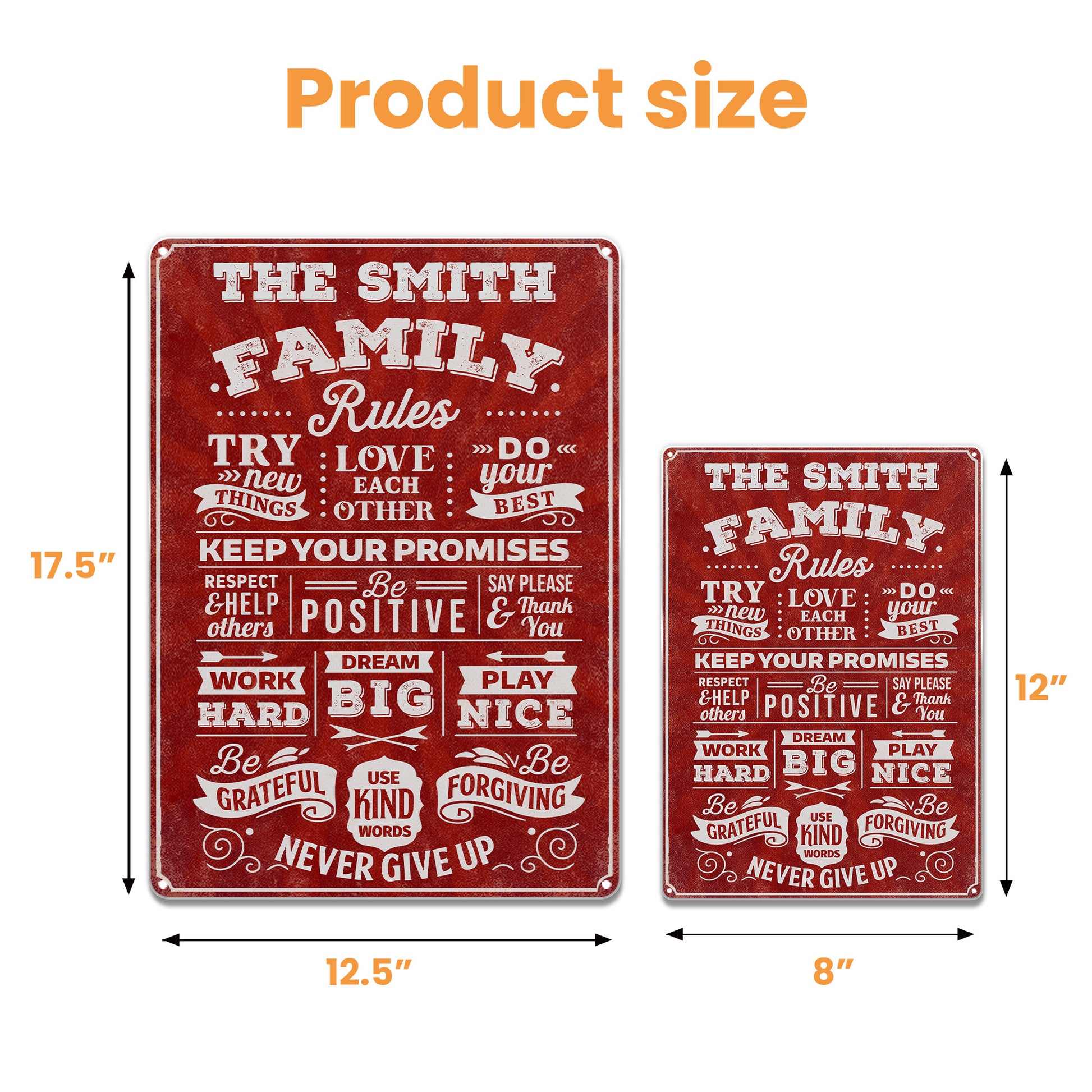 Family Rules: Try New Things, Love, Dream Big