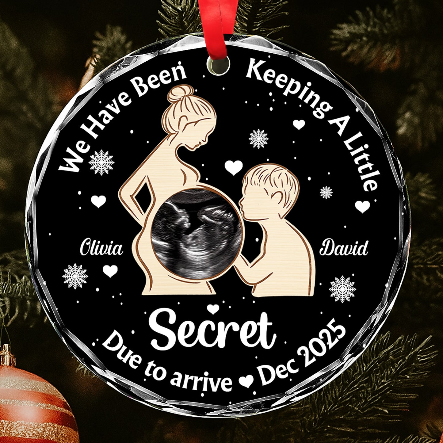 We Have Been Keeping A Little Secret, Ultrasound, Pregnant Woman