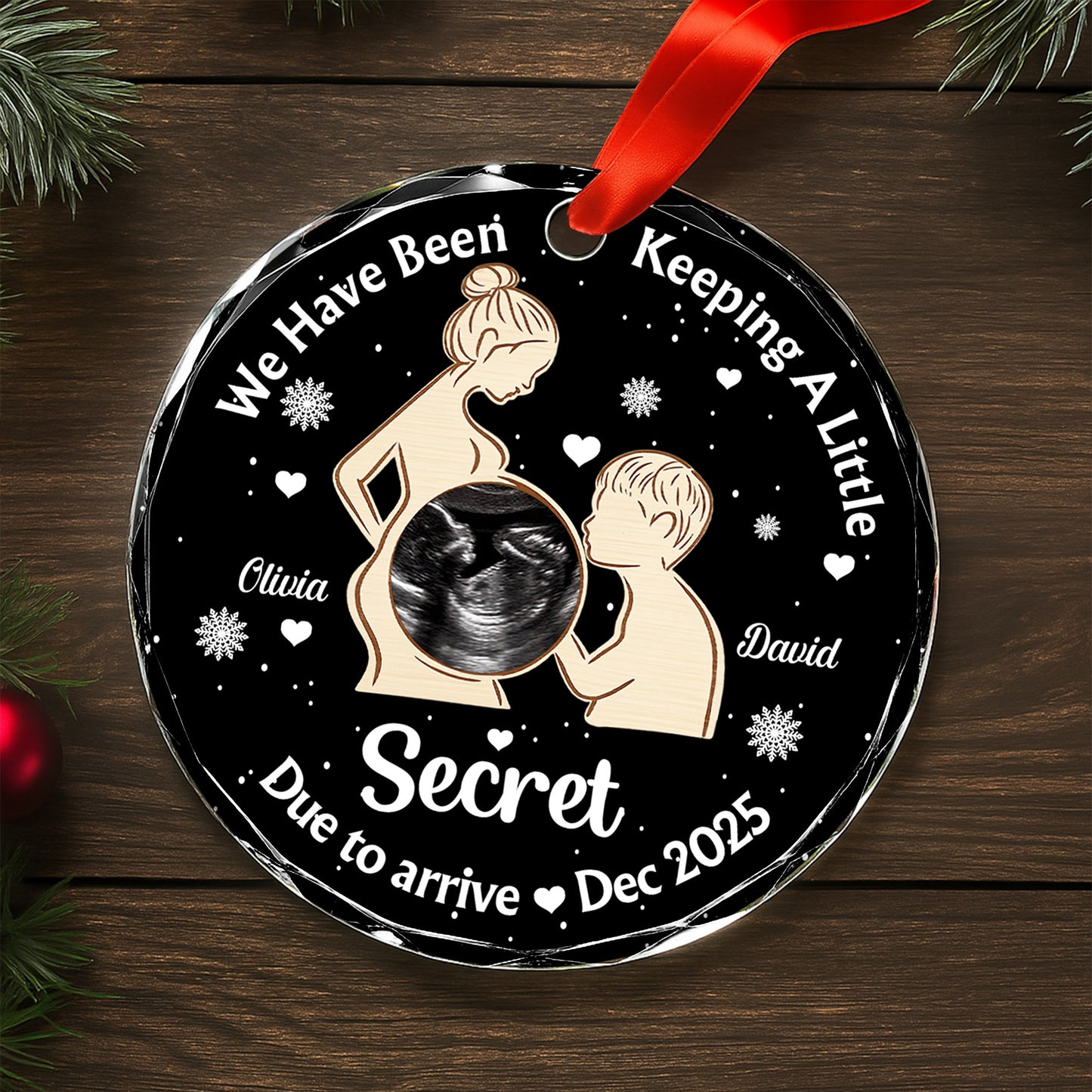 We Have Been Keeping A Little Secret, Ultrasound, Pregnant Woman