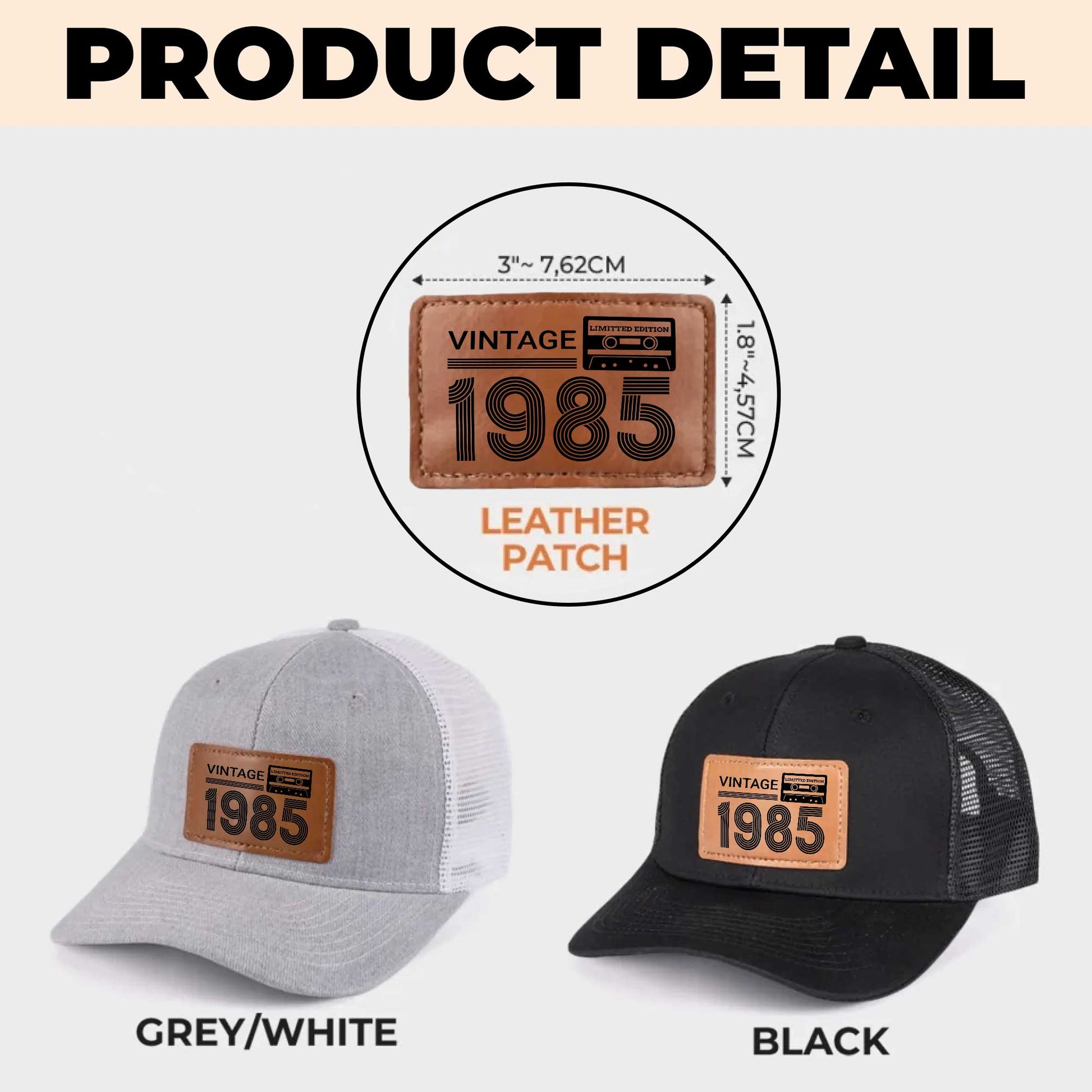 Vintage 1985 Limited Edition Cassette Design