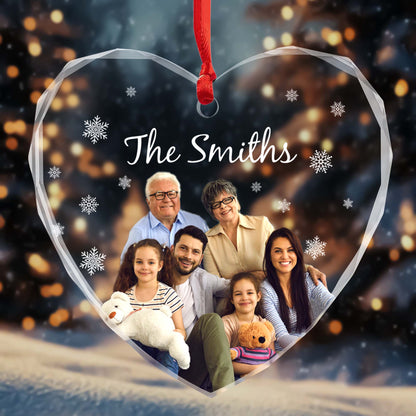 Cherish Your Family Bonds, Family Photo in Heart