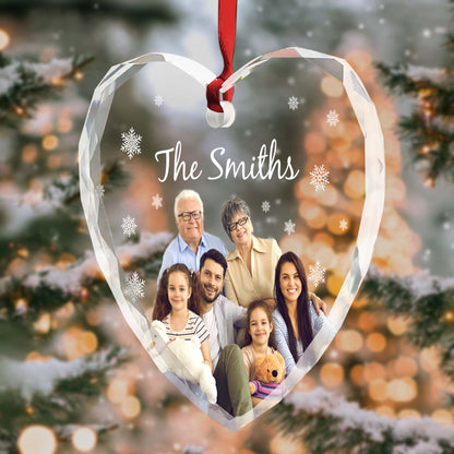 Cherish Your Family Bonds, Family Photo in Heart